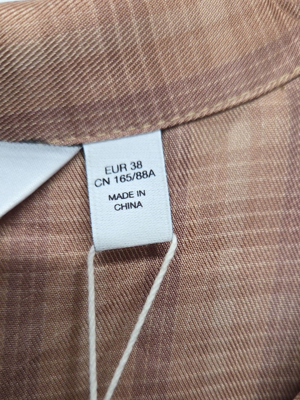 Paris Atelier & Other Stories Blouse Brown Plaid Uk Size 12 Womens Size 8 Us - Picture 3 of 6